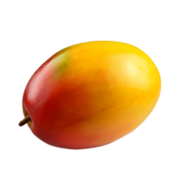 AI generated Close up photo of ripe and fresh mango without background png