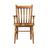 ai généré photo de en bois chaise sans pour autant Contexte png