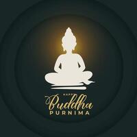 contento vesak religioso antecedentes celebrar señor Buda cumpleaños vector