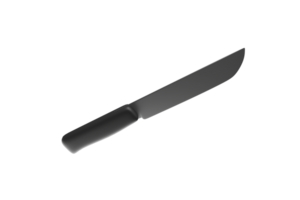 Kitchen meat knife 3d render png