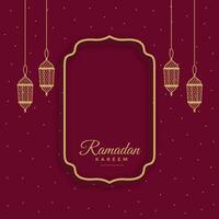traditional ramadan kareem islamic background with text space vector