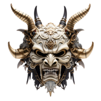 AI generated Japanese Samurai Mask No Background png