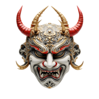 AI generated Japanese Samurai Mask No Background png