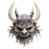 AI generated Japanese Samurai Mask No Background png