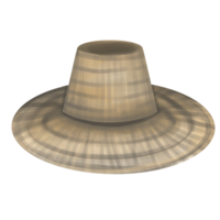 Straw hat on a transparent background png