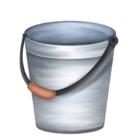 Bucket with a handle on it png