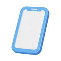 Telefono modello 3d rendere illustrazione png