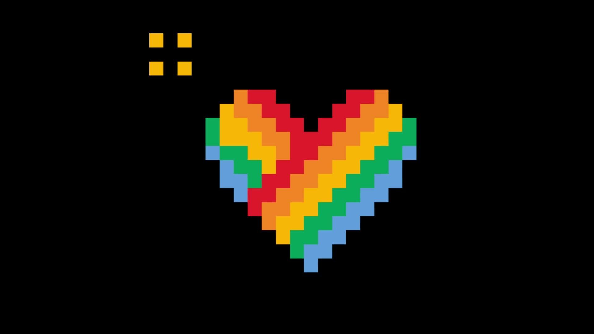 2d love concept 37753615 Stock Video at Vecteezy