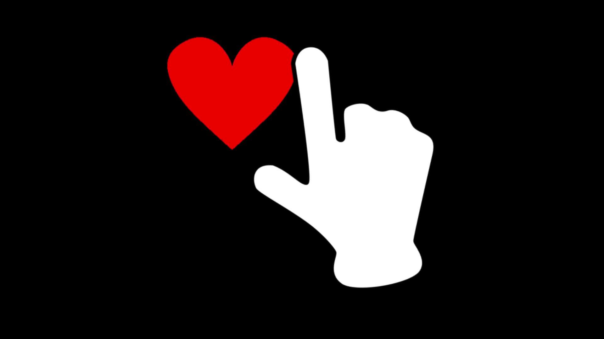 2d love concept 37753619 Stock Video at Vecteezy