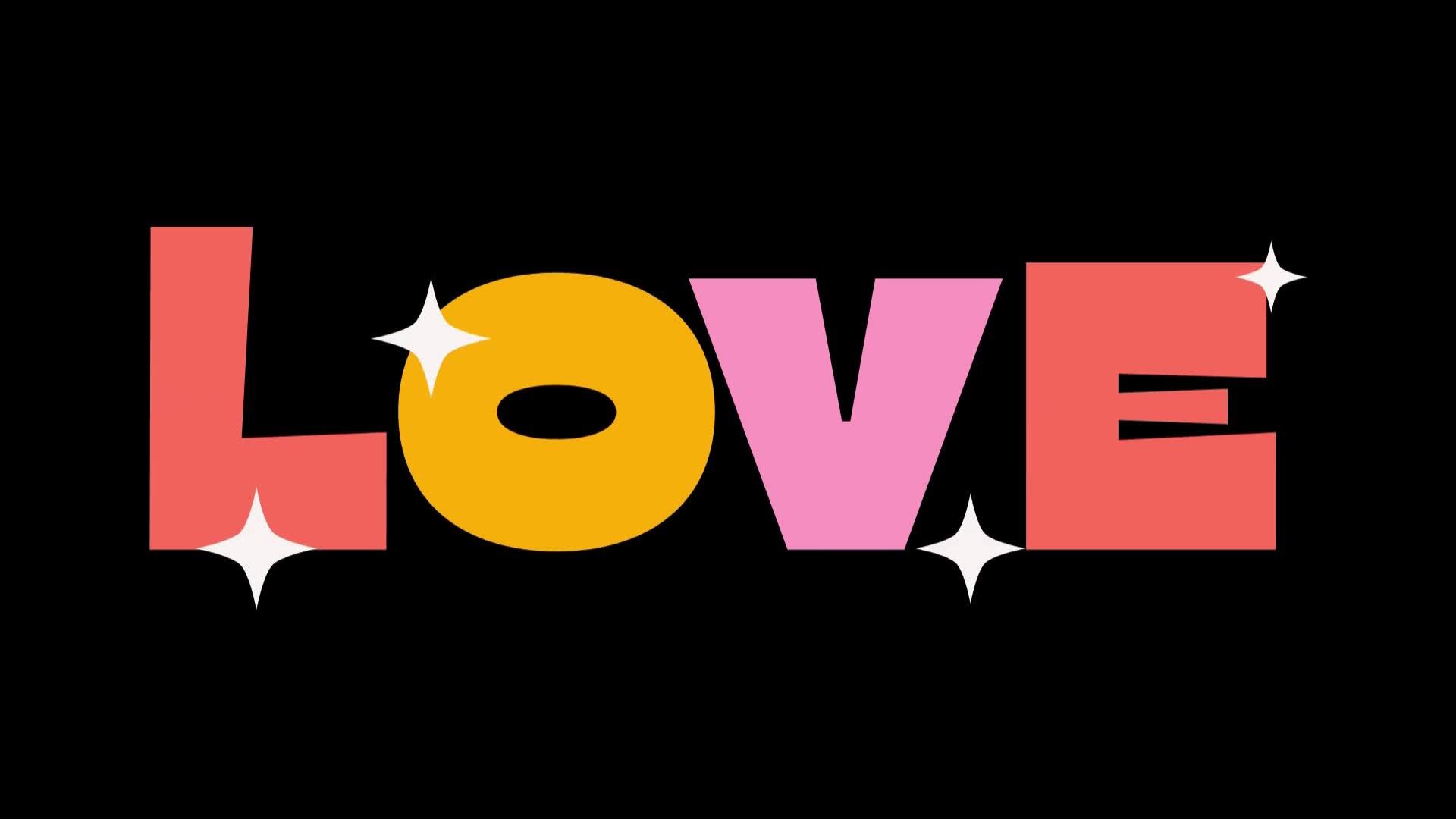2d love concept 37753642 Stock Video at Vecteezy