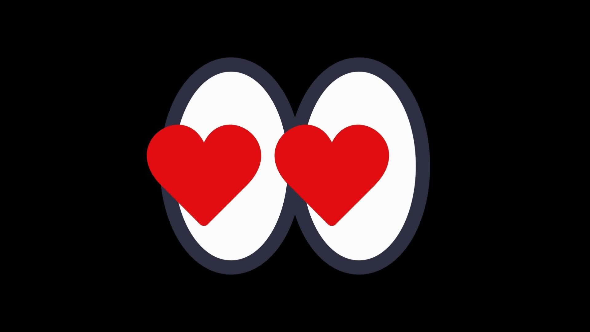 2d love concept 37753647 Stock Video at Vecteezy