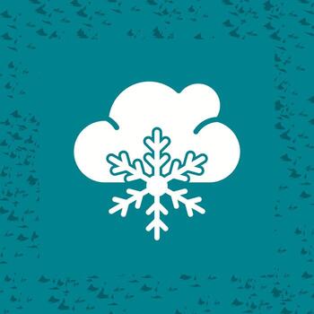 icono de vector de nube