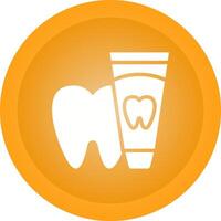 icono de vector de pasta de dientes