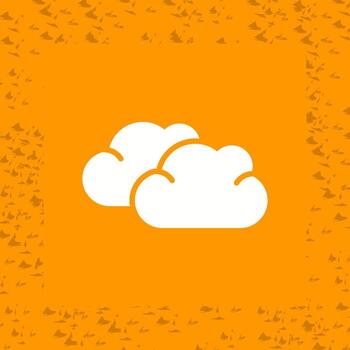 icono de vector de nube