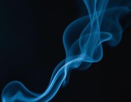 AI generated Red, green and blue smoke with black background. smoke mixing in dark room. generative ai photo