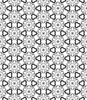 Black seamless abstract pattern. Overlay for background and backdrop. Ornamental design. PNG graphic illustration with transparent background.