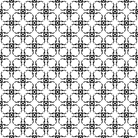 Black seamless abstract pattern. Overlay for background and backdrop. Ornamental design. PNG graphic illustration with transparent background.