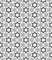 Black seamless abstract pattern. Overlay for background and backdrop. Ornamental design. PNG graphic illustration with transparent background.