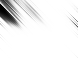 Black and white striped abstract background overlay. Motion effect. PNG graphic illustration with transparent background.