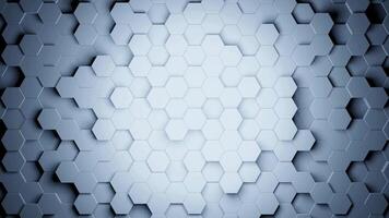 animated Hexagonal 3d video