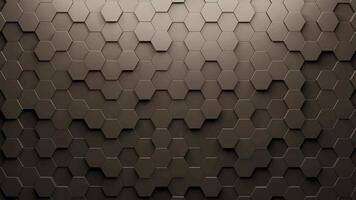 animated Hexagonal 3d video