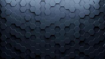 animated Hexagonal 3d video