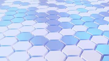 animated Hexagonal 3d video