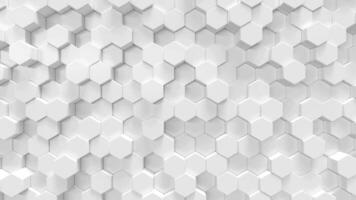 animated Hexagonal 3d video