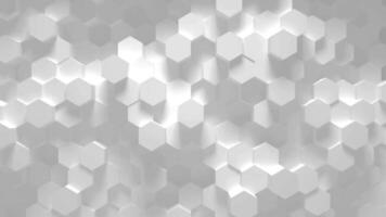 animated Hexagonal 3d video