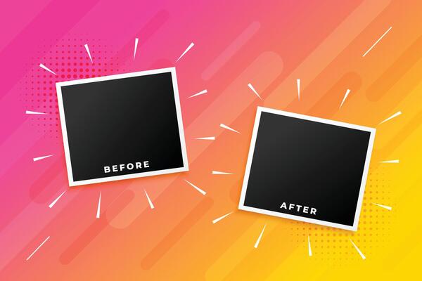 Before After Poster Vector Art, Icons, and Graphics for Free Download