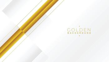 elegante blanco y dorado fondo de pantalla con moderno diseño vector