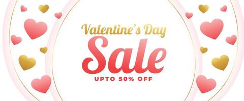 valentines day special event sale and offer banner for dear lover vector