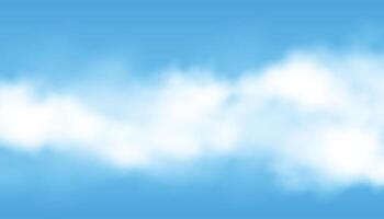 realistic cloud or smoke background vector