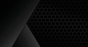 dark and bold hexagonal texture wallpaper in geometric style vector