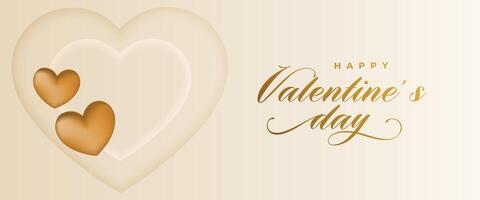 special holiday and event banner for valentines day celebration vector