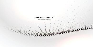 abstract black particles on white background vector