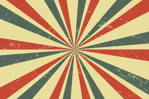 classic vintage rays sunburst retro background vector