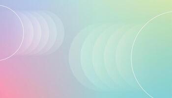 stylish colors background with circles vector