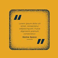 stylish quotation mark background with copy space vector