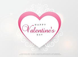 creative heart design for valentine's day vector