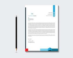 creativo resumen membrete grados. profesional negocio prestar cartas, Boletin informativo revista póster folleto diseño. vector