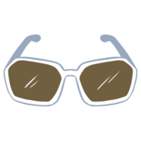 Summer Beach Sunglasses Doodle png