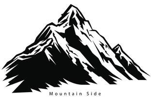 Mountain silhouette,mountains silhouette vector