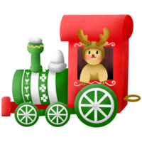 The christmas train png