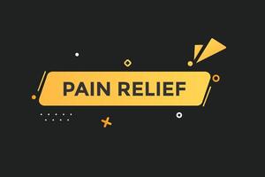 new website, click button,pain relief, level, sign, speech, bubble  banner, vector