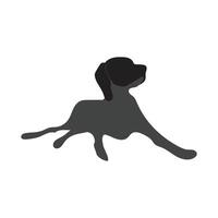 vector ilustración gráfico bueno perro animal logo y símbolo para tienda de mascotas, etc.