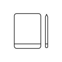 Digitronics Line Icons Vector Illustration of Editable Computer Technology Icons in Sleek Outline Style, Featuring Monitors, Smartphones, Tablets, Laptops, Electronic Devices, desktop, display, drive