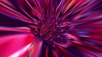 Loop tunnel of red purple blue lava energy abstract background video