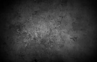 antiguo pared textura cemento oscuro negro gris antecedentes resumen gris color diseño son ligero con blanco degradado antecedentes. foto