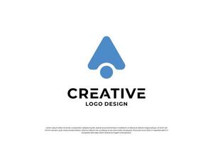 Letter A logo design template. Initial letters A. Symbol A. Creative letter A logo vector. vector